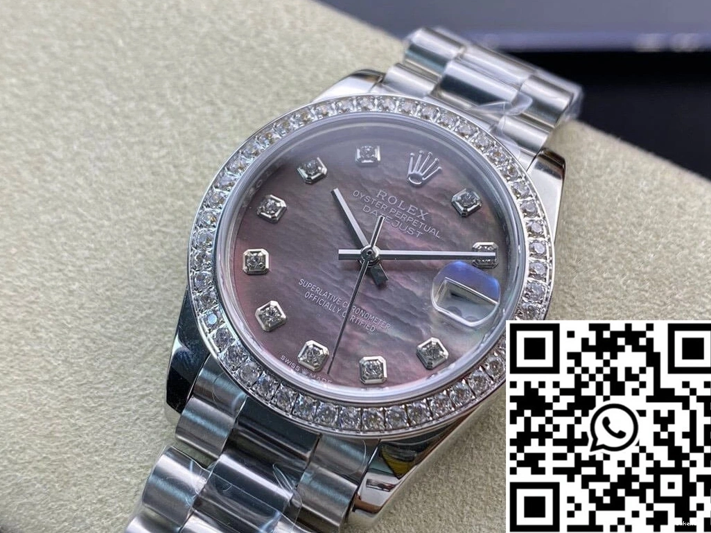 31MM Rolex Factory Datejust M178384-0019 EW Diamond-set Dial 0719